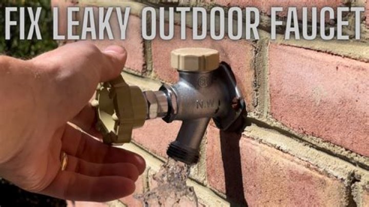 How much does it cost to fix a leaky outdoor faucet?