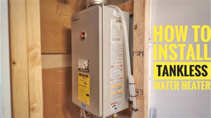 How much does it cost to install an outside tankless water heater?