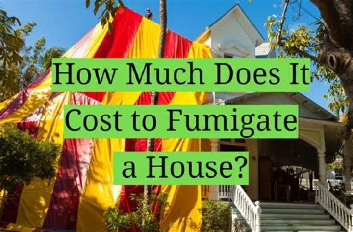 How much does it cost to tent and fumigate a house