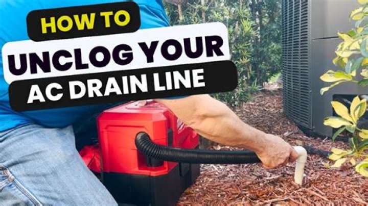 How much does it cost to unclog AC drain line