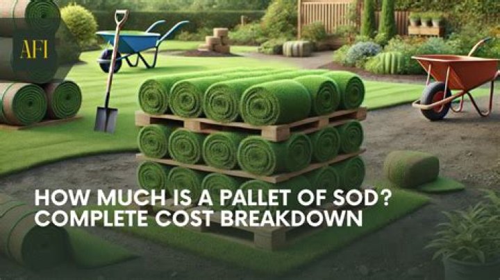 How much is a pallet of sod cost