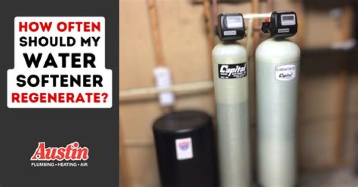 How often should a water softener know when to regenerate?