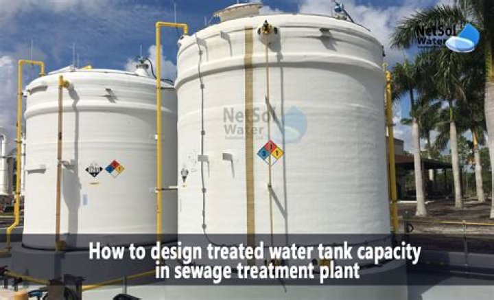 How often should a water tank be drained?