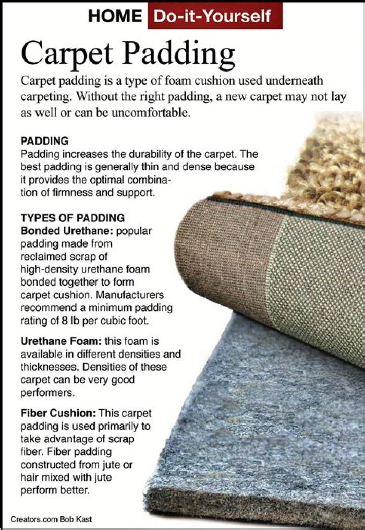 How thick is standard carpet padding