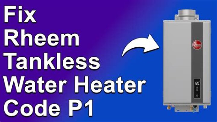 How to fix a Rheem tankless water heater code 11?