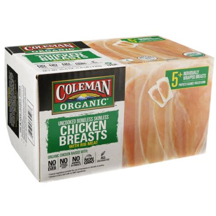 Is Coleman chicken really organic