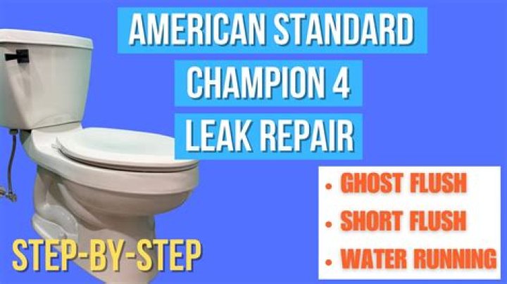Is the American Standard champion 4 toilet worth repairing?