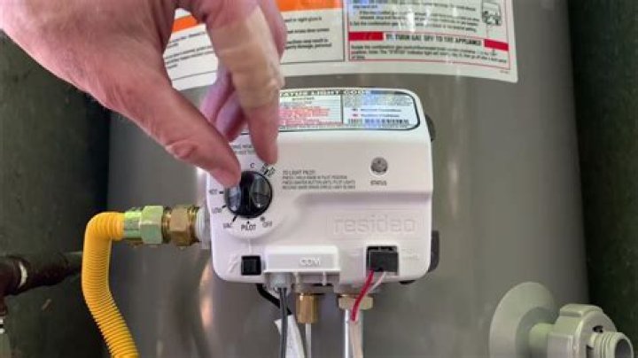 Is there a reset button on a Rheem water heater?
