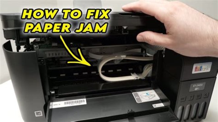 Question: How To Repair Epson Printer Paper Jam