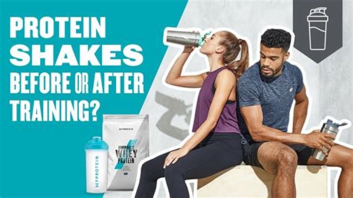 Question: When Should You Drink Protein Shakes After Workout
