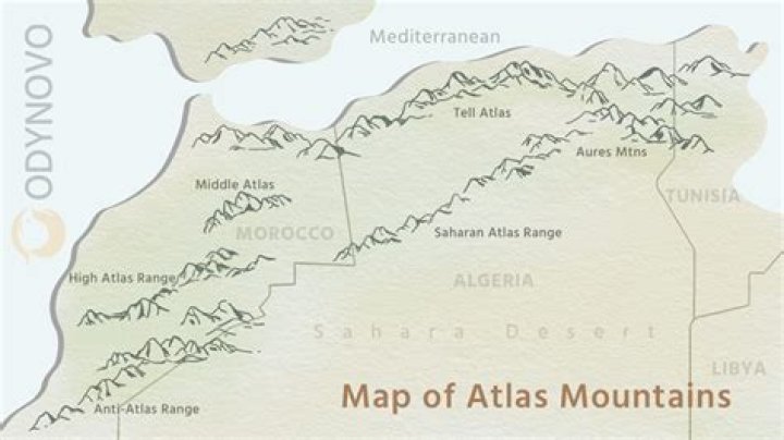 Question: Where Is The Atlas Mountains Located On A Map