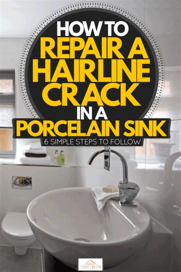 Quick Answer: How To Repair A Hairline Crack In Porcelain