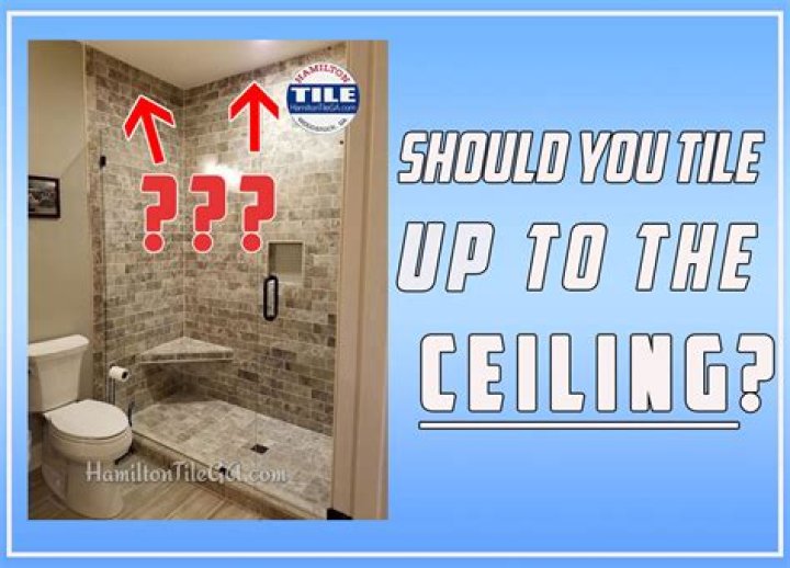 Should I tile floor to ceiling in bathroom
