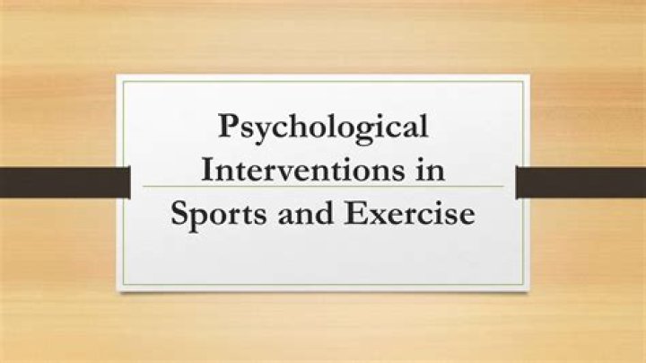 What are psychological interventions in sport