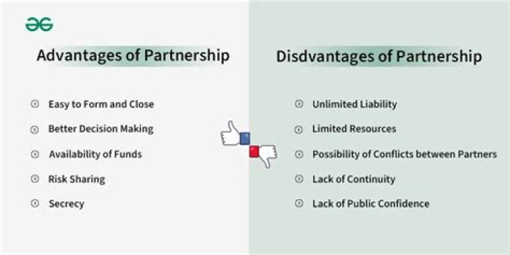 What are the advantages and disadvantages of a general partnership