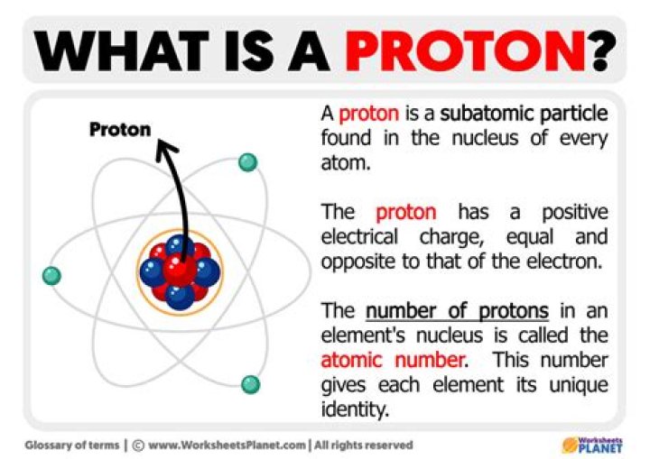 What are the characteristics of protons