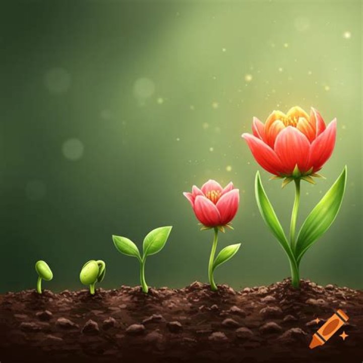 What are the stages of a flower blooming