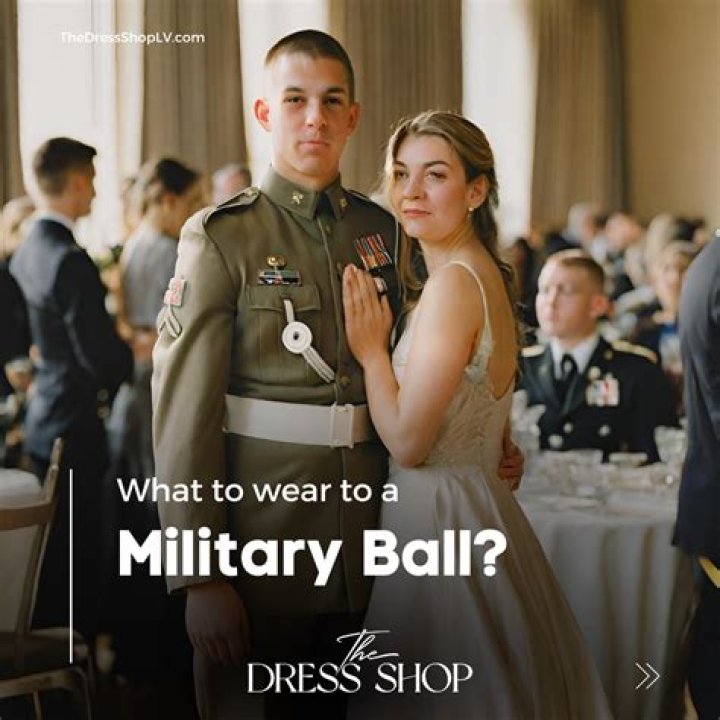 What do female soldiers wear to military balls