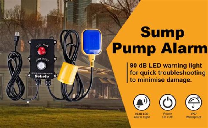 What do you do when your sump pump alarm goes off?