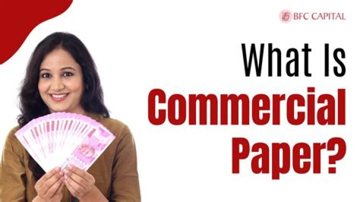 What does commercial paper mean