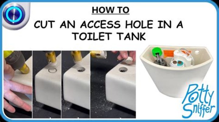 What does small hole in toilet do?