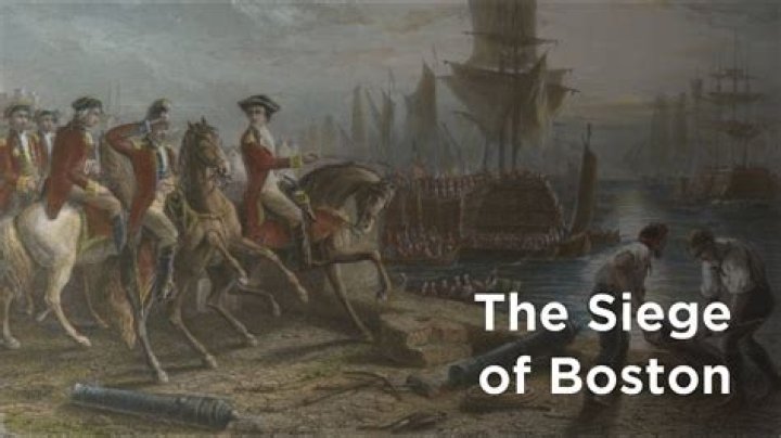 What happened at the siege of Boston