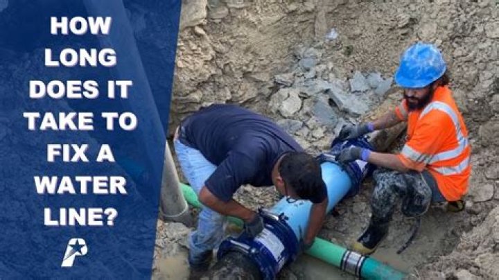 What happens if a water line breaks?