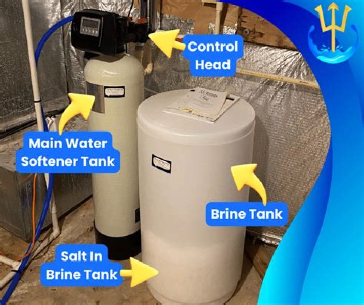 What happens if there is too little water in the brine tank?