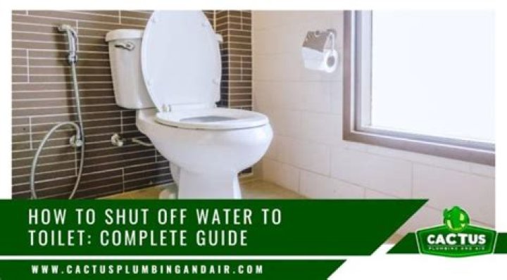 What happens if you turn off water to toilet?