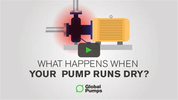 What happens when you run a water pump without water?