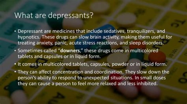 What is a CNS depressant drug