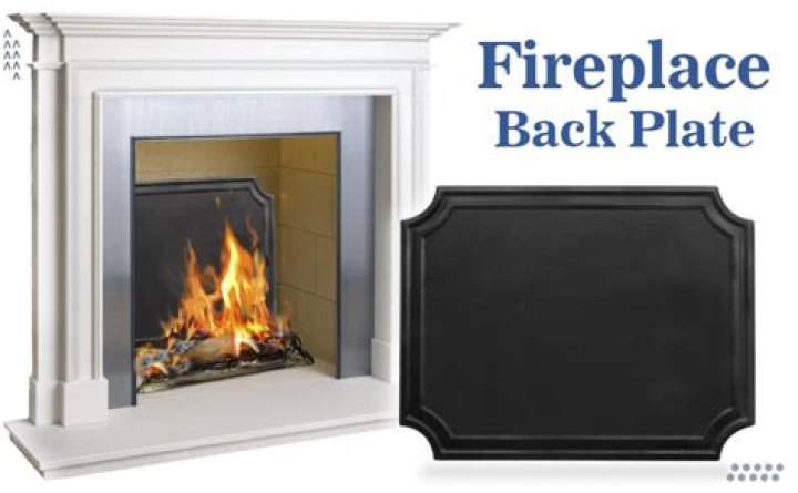 What is a fireplace back plate