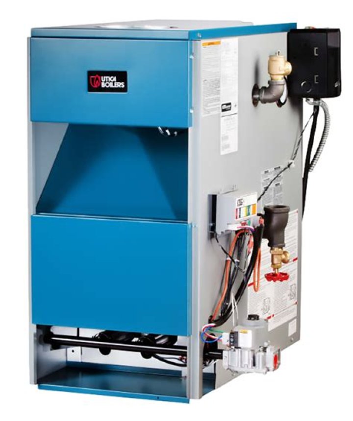 What is a natural draft hot water boiler?