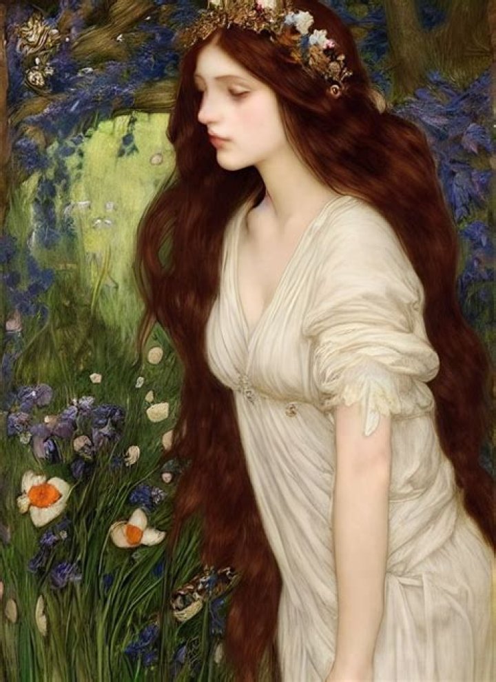 What is a pre Raphaelite woman