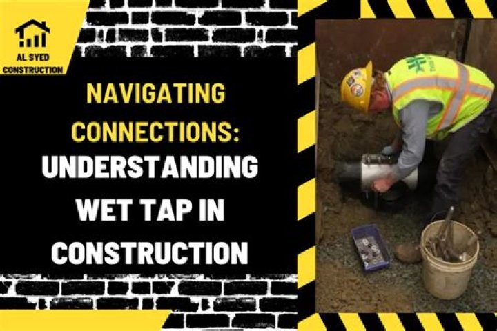 What is a wet tap in construction