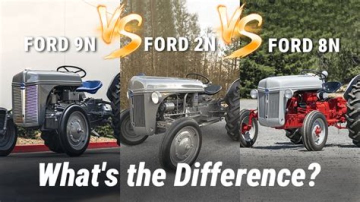 What is difference between Ford 8n and 9n