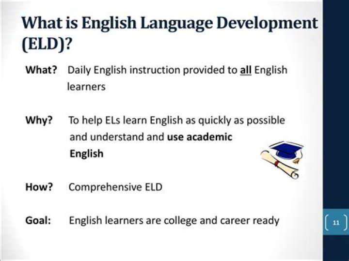 What is English Language Development ELD