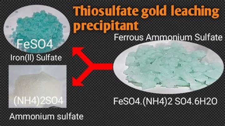 What is ferrous ammonium sulfate used for