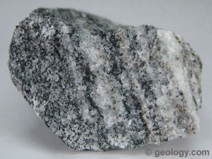 What is gneiss rock made of