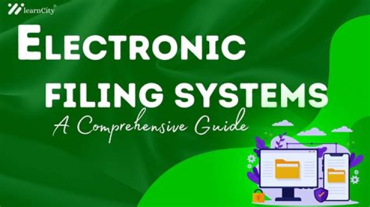 What is modern filing system