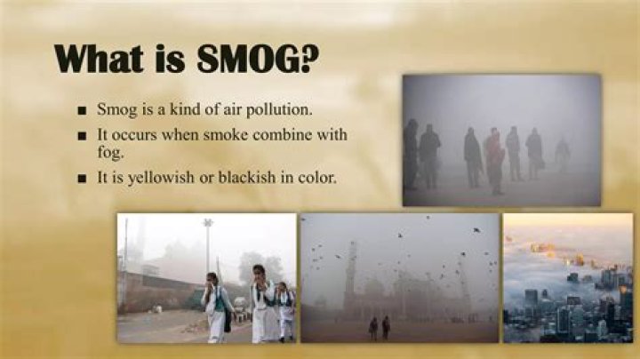 What is smog and its effects