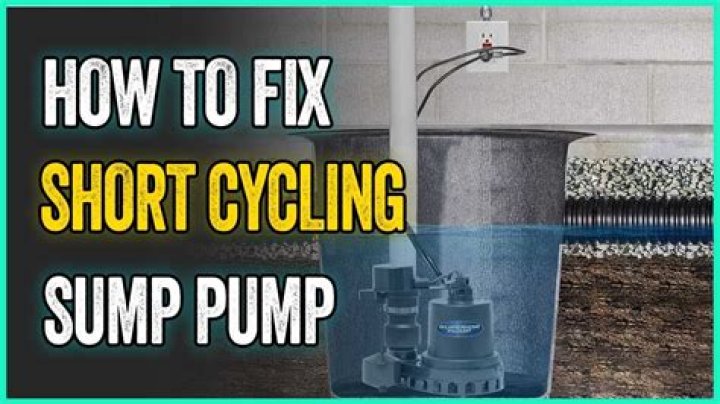 What is sump pump short cycling