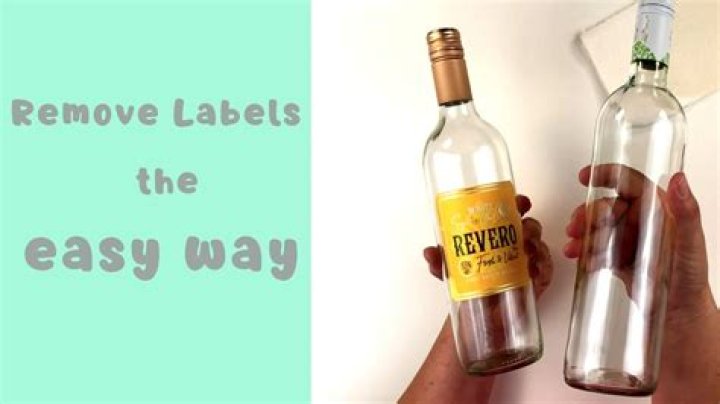 What is the best way to remove a label on glassware written in permanent marker