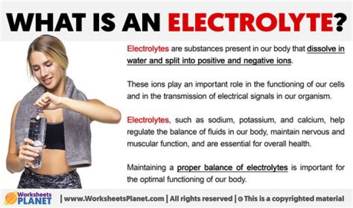 What is the definition of electrolyte in chemistry
