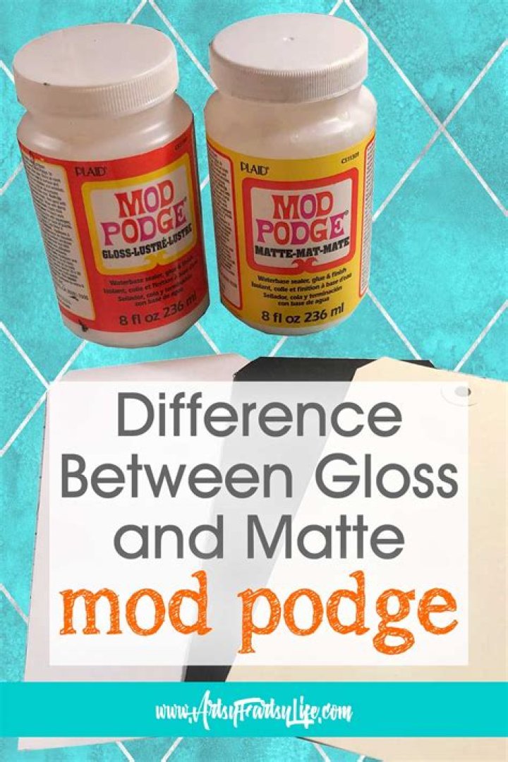 What is the difference between Mod Podge and decoupage