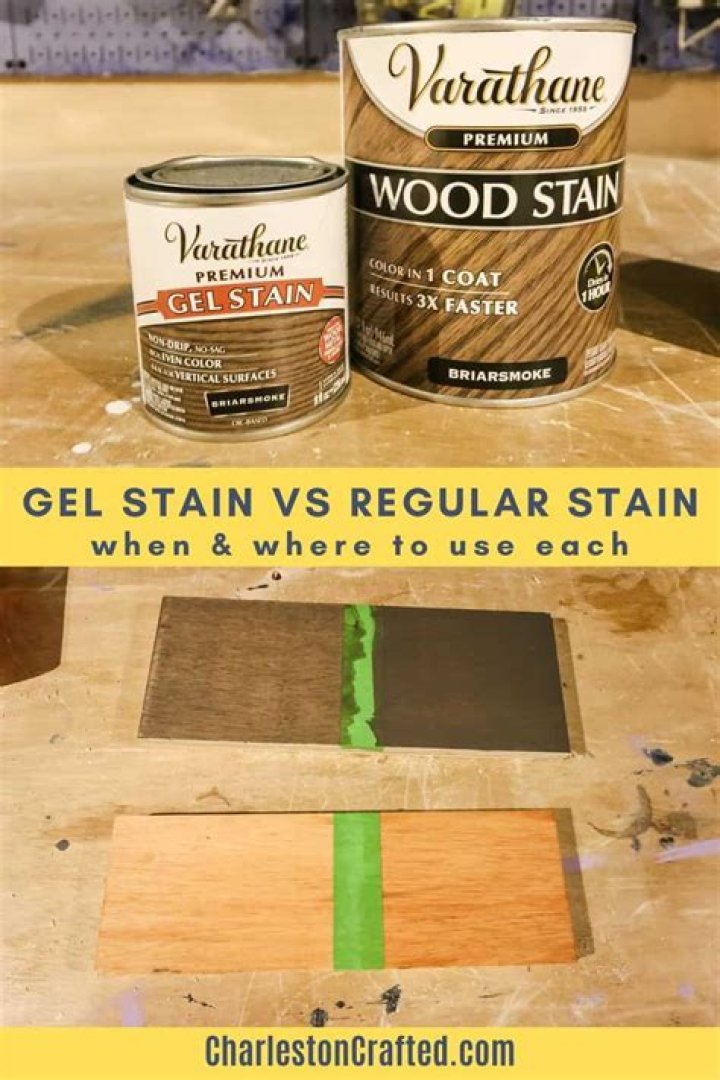 What is the difference between wood stain and gel stain