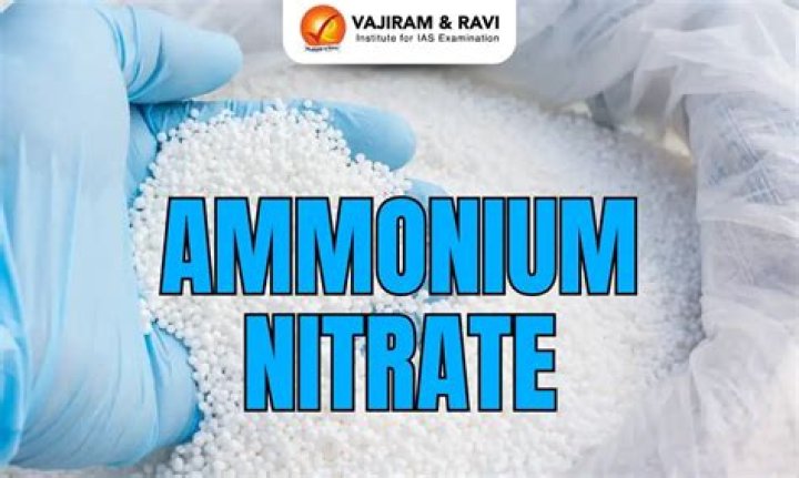 What is the function of ammonium nitrate fertilizer