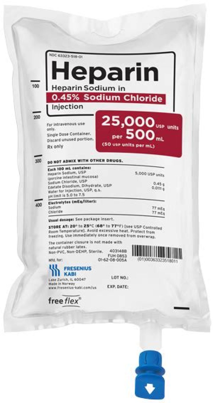 What is the generic for heparin