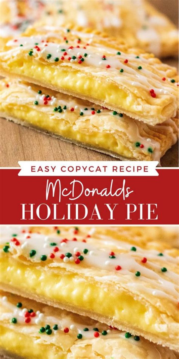 What is the McDonalds holiday pie