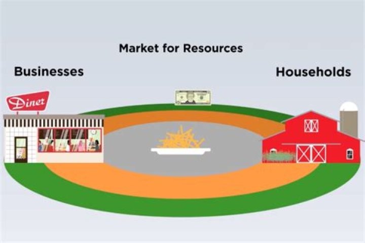 What is the role of households in the resource market